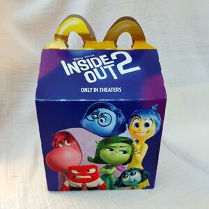 2024 Inside Out 2 Disney Pixar McDonalds Happy Meal Box EMPTY BOX ONLY